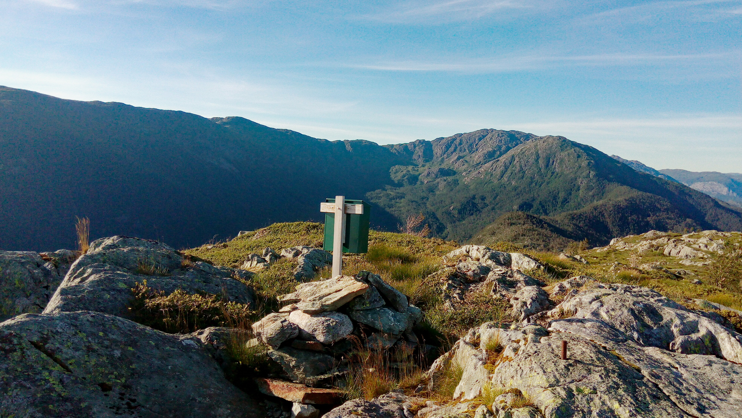 Gråfjellet (487 moh) fra Lønningdal i Os