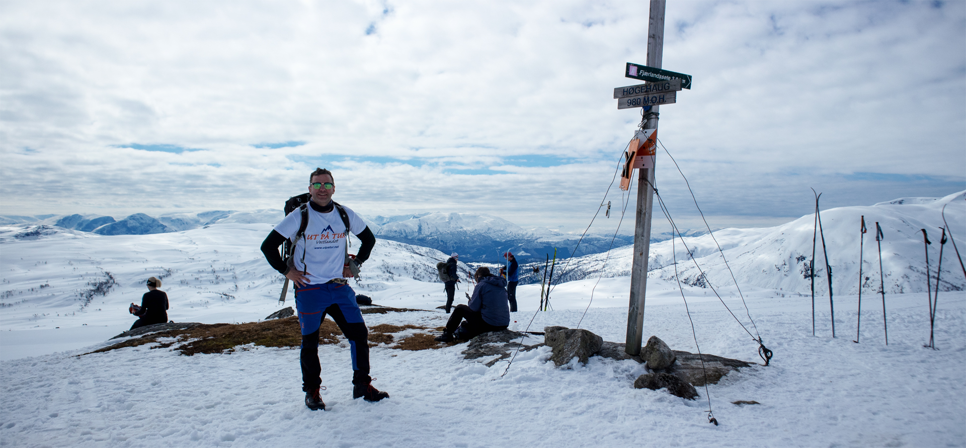 Skitur til Høgehaug (980 moh) fra Sogndal Skisenter Hodlekve