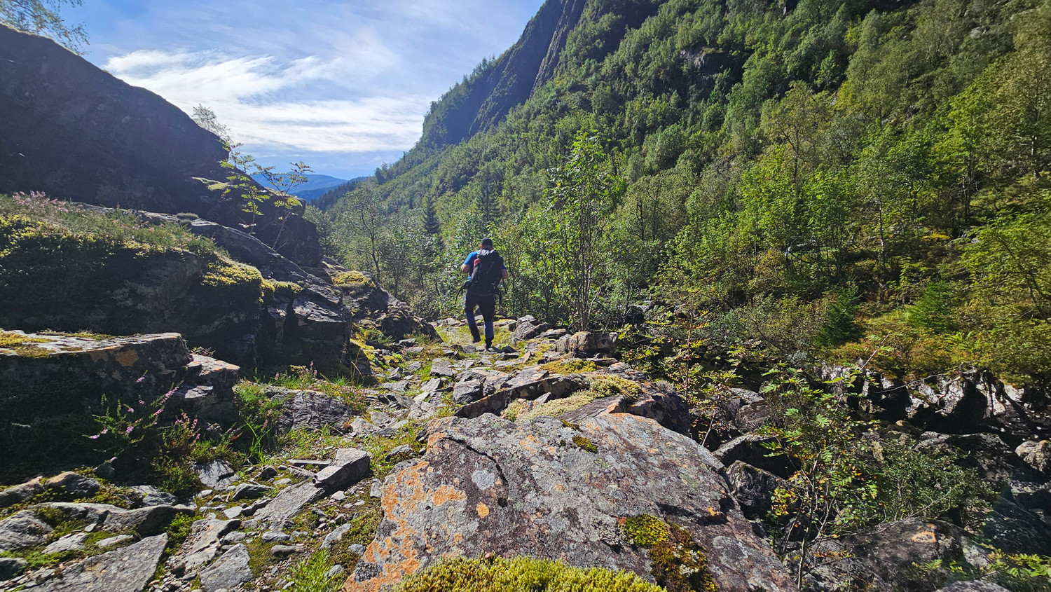 Fra BT-hytten til Ulvik via Tyssedalen