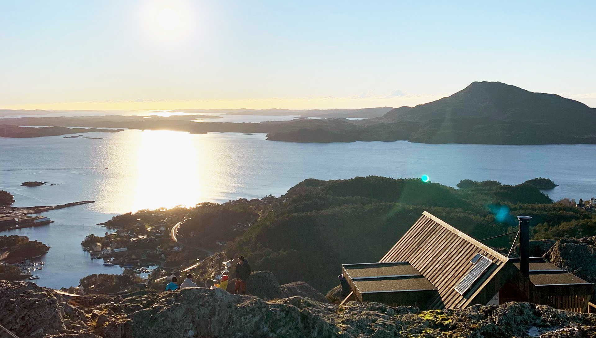 Utslettefjellet (253 moh) på Stord