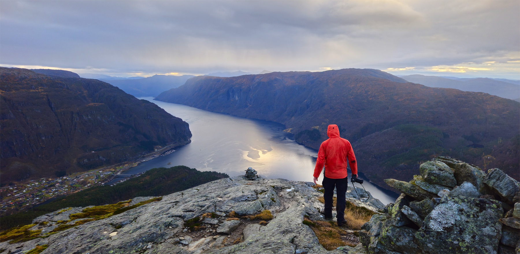 Fjellltur til Storafjellet (641 moh) fra Stanghelle