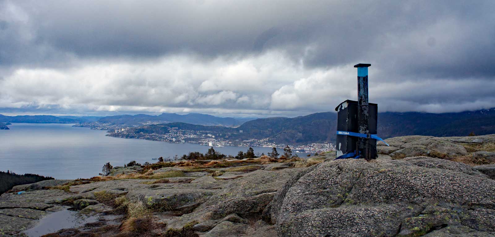 Damsgårdsfjellet (344 moh) fra Laksevåg