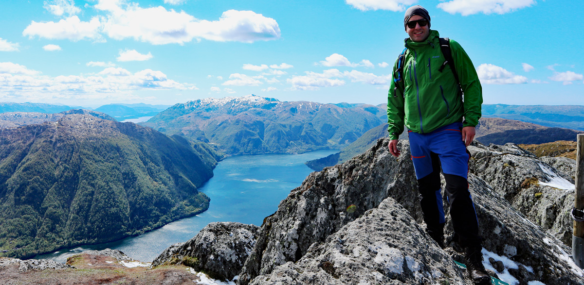Bruviknipa (822 moh) på Osterøy - Opp sherpatrappene