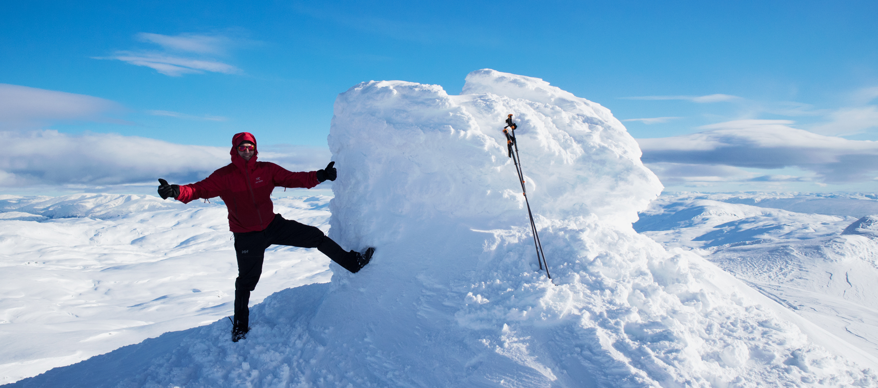 Skitur fra Gullbrå til Kvitanosi (1433 moh)