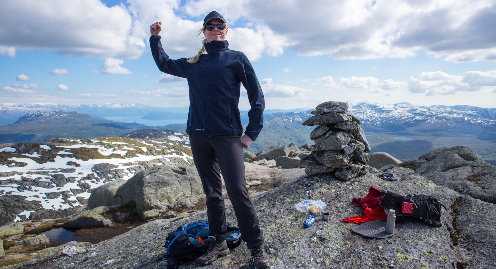 Fotasperrnuten (1194 moh) fra Kvamskogen