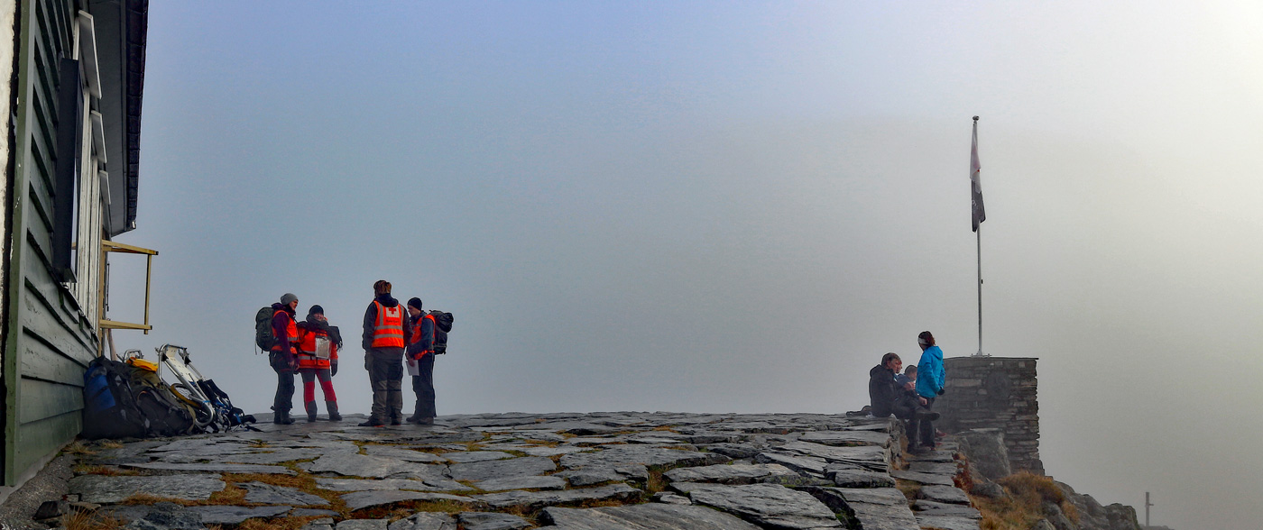 Redningshytten (610 moh) fra Hausdalen