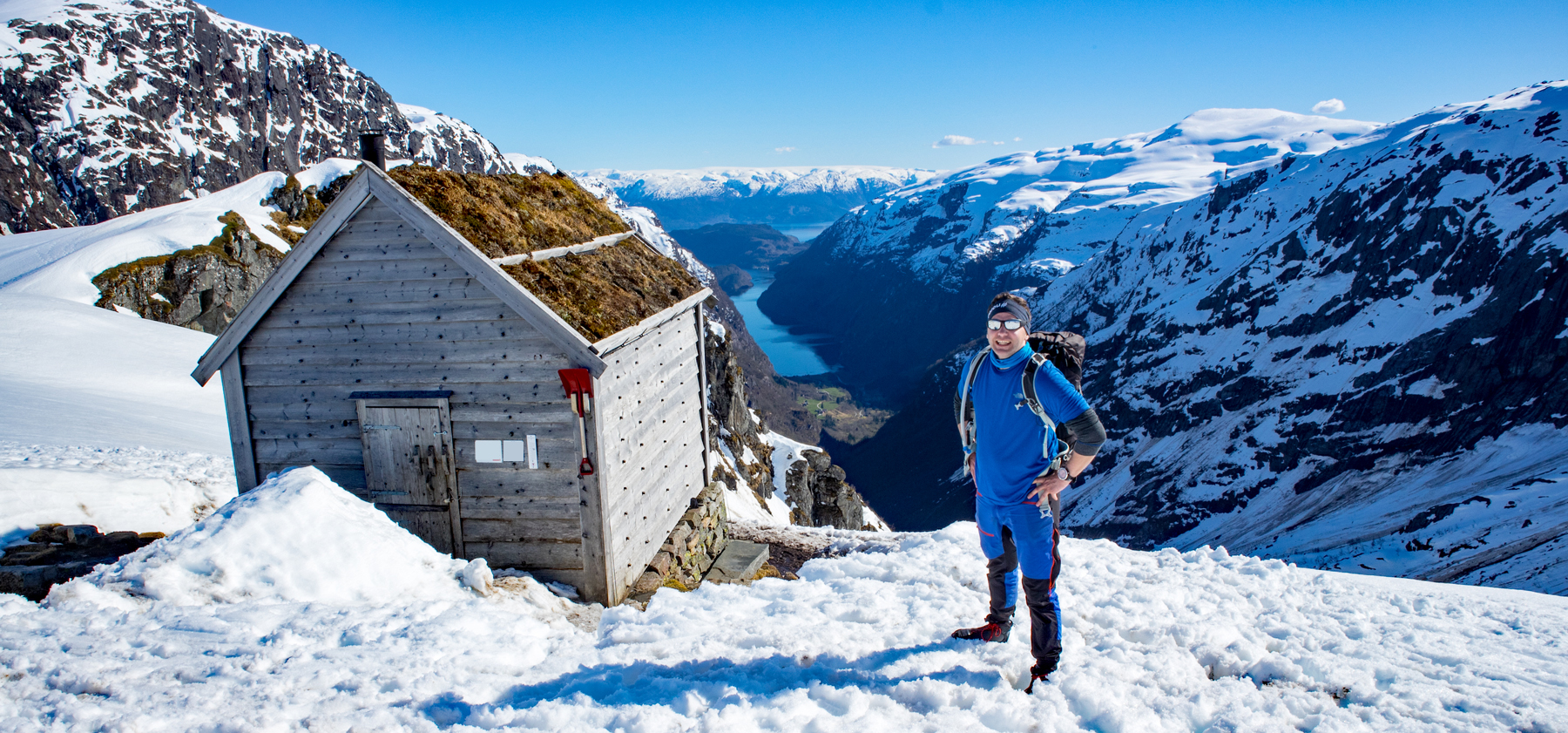 Skitur til Kiellandbu (916 moh) fra Hodnaberg i Bergsdalen