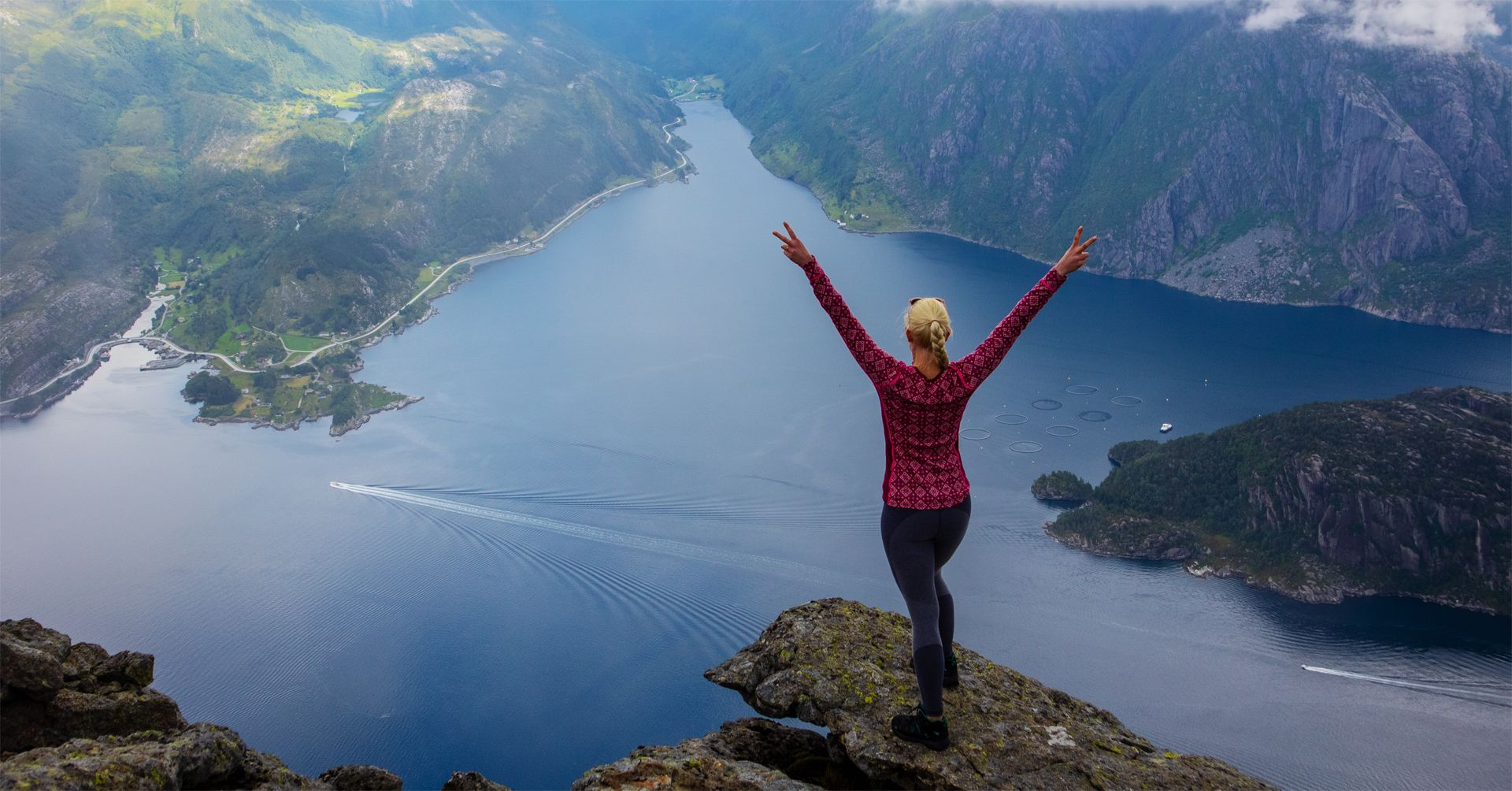 Fottur til Europas høyeste sjøklippe Hornelen (860 moh)