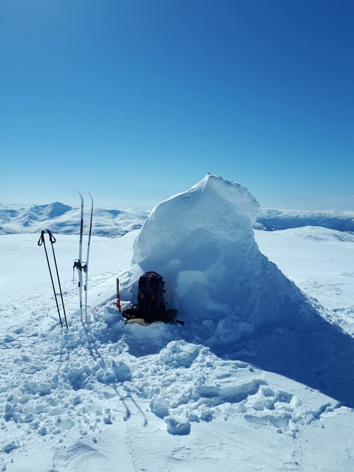 Skitur fra Brandset til Kaldafjellet (1411moh) - Voss