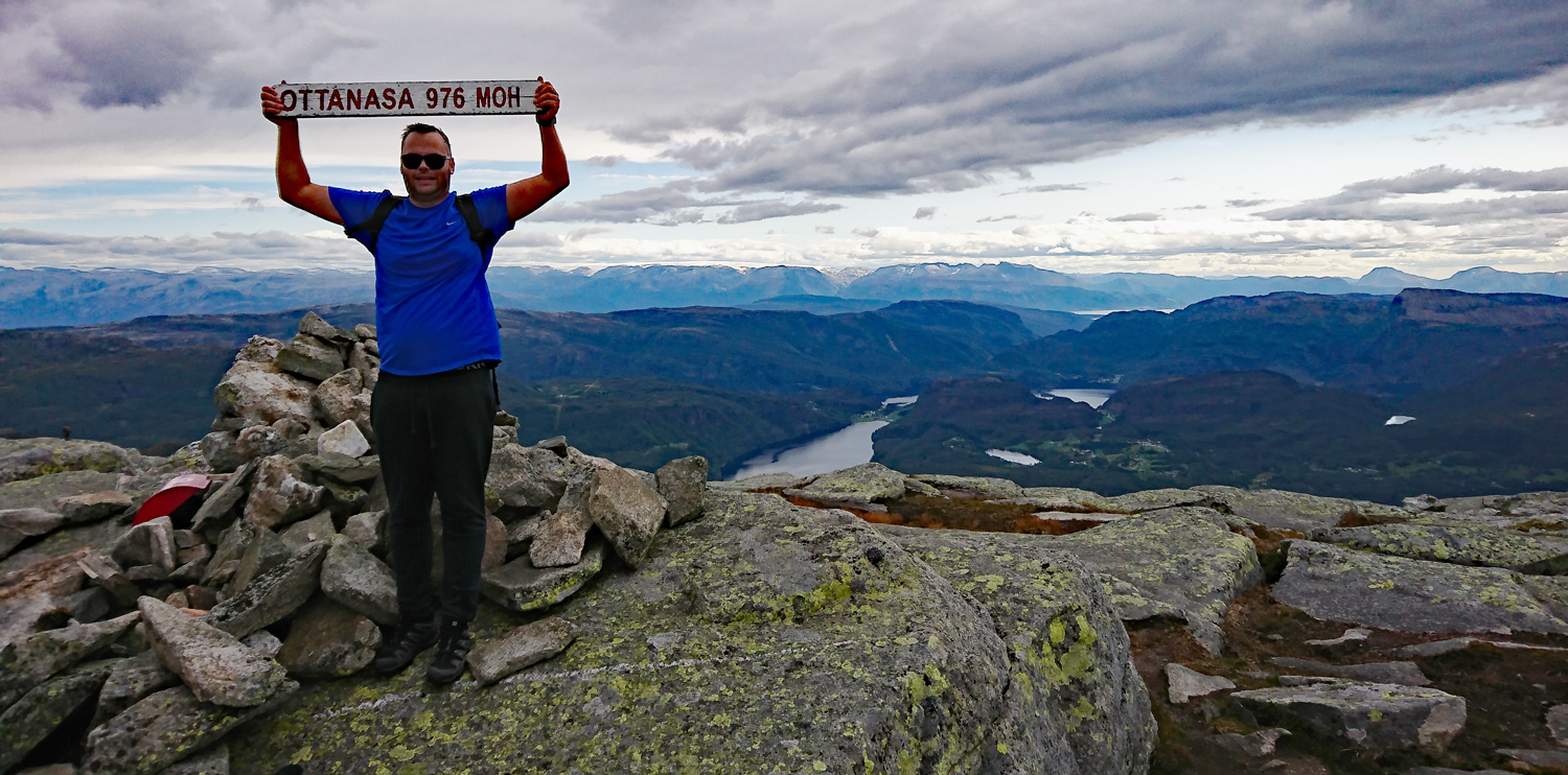 Ottanosa (976 moh) og Kjerringafjell (938moh) - rundtur i Fusa
