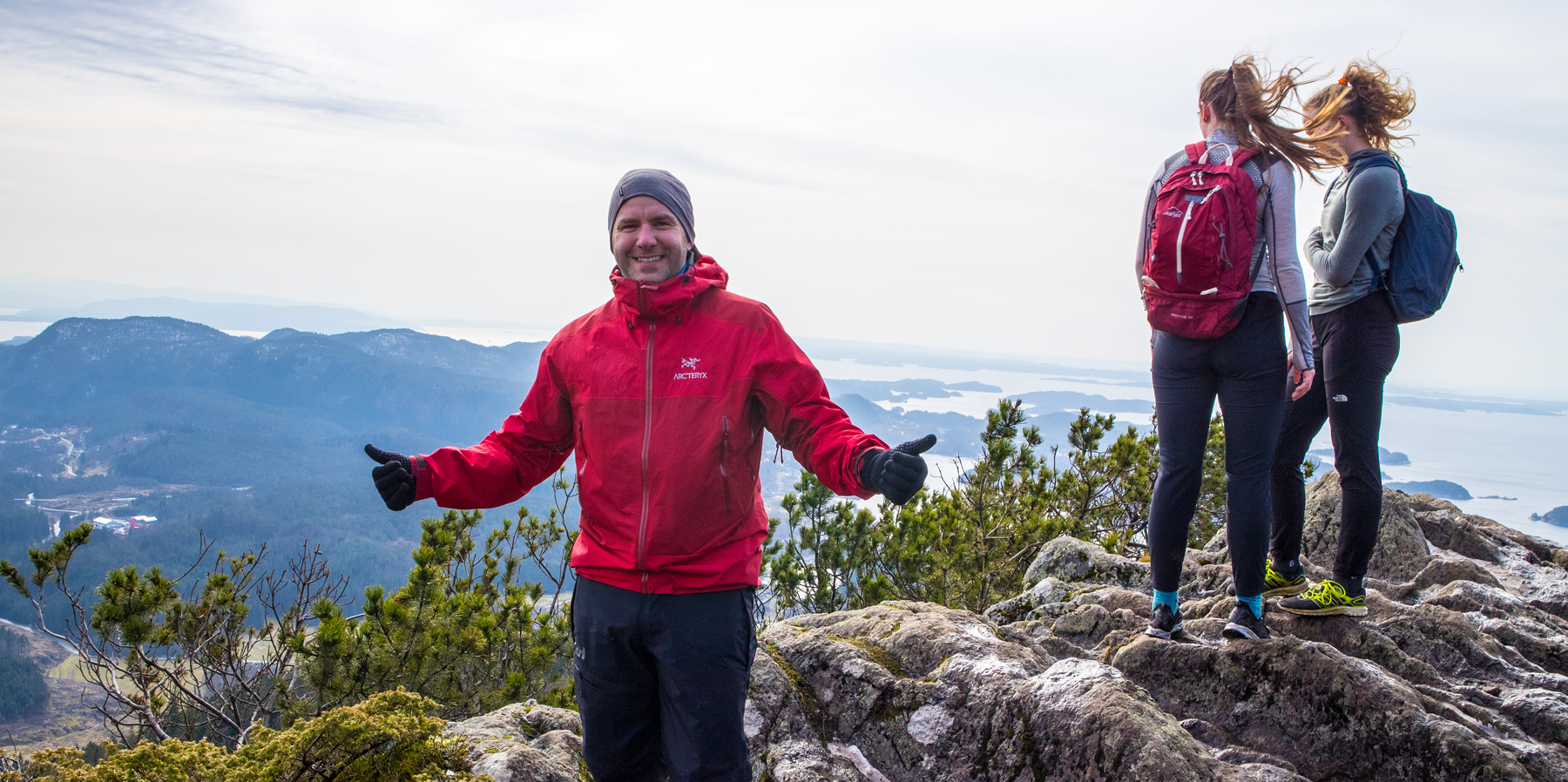 Lyshornet (405 moh) fra Kalandseidet