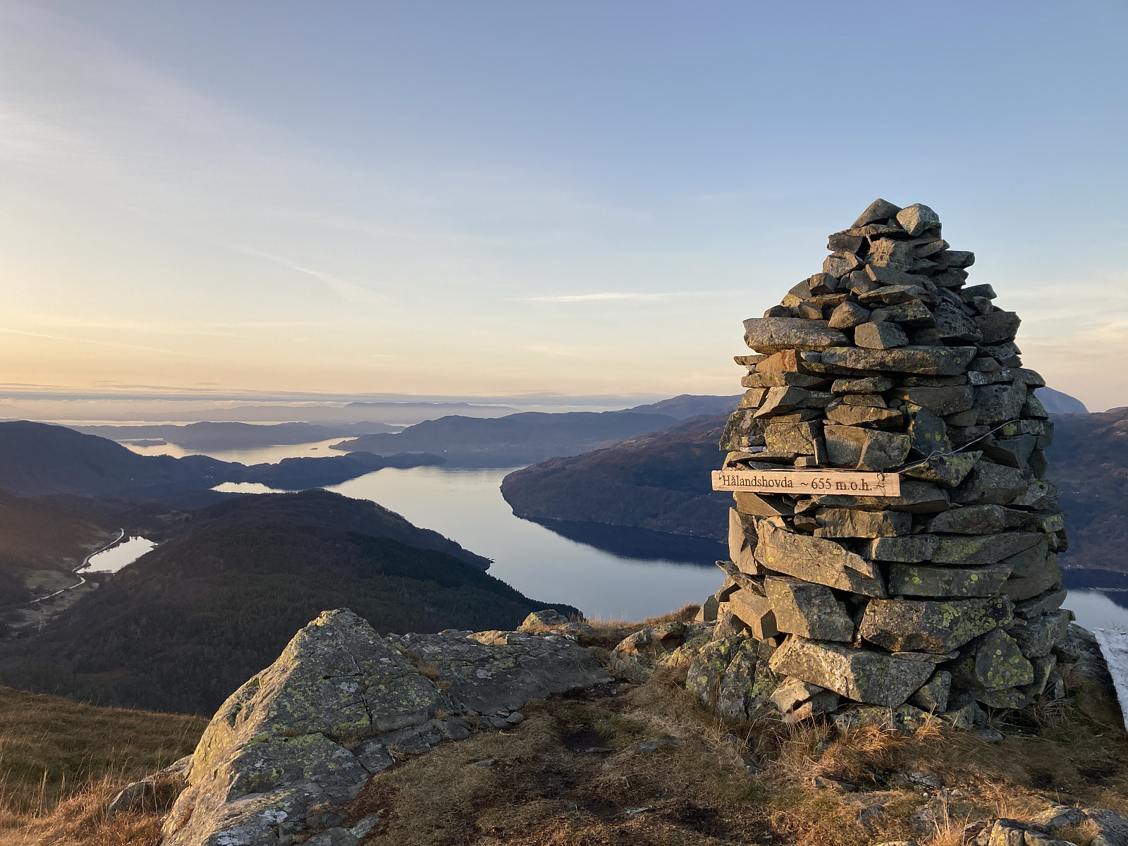Fjelltur til Hålandshovda (655 moh) i Etne