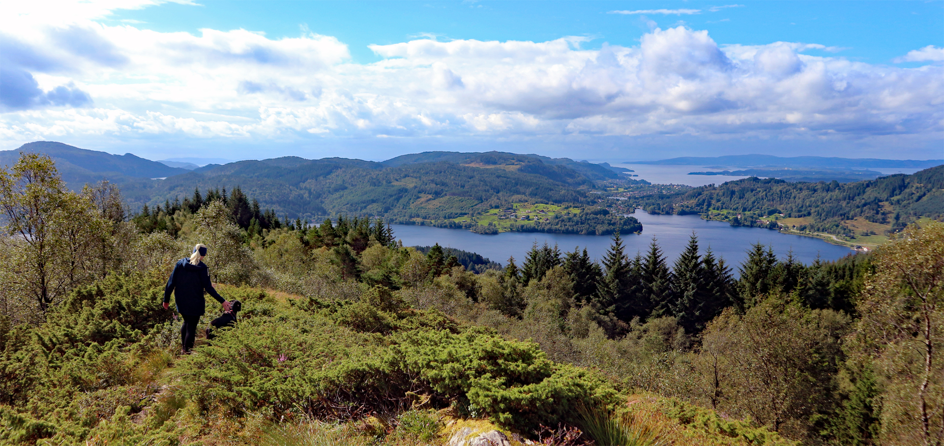 Rundtur over Vardafjellet (336 moh) fra Kaland