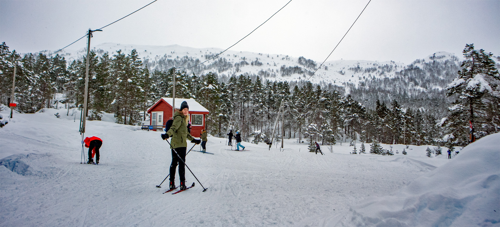 Skitur Totræna Vinterpark i Samnanger