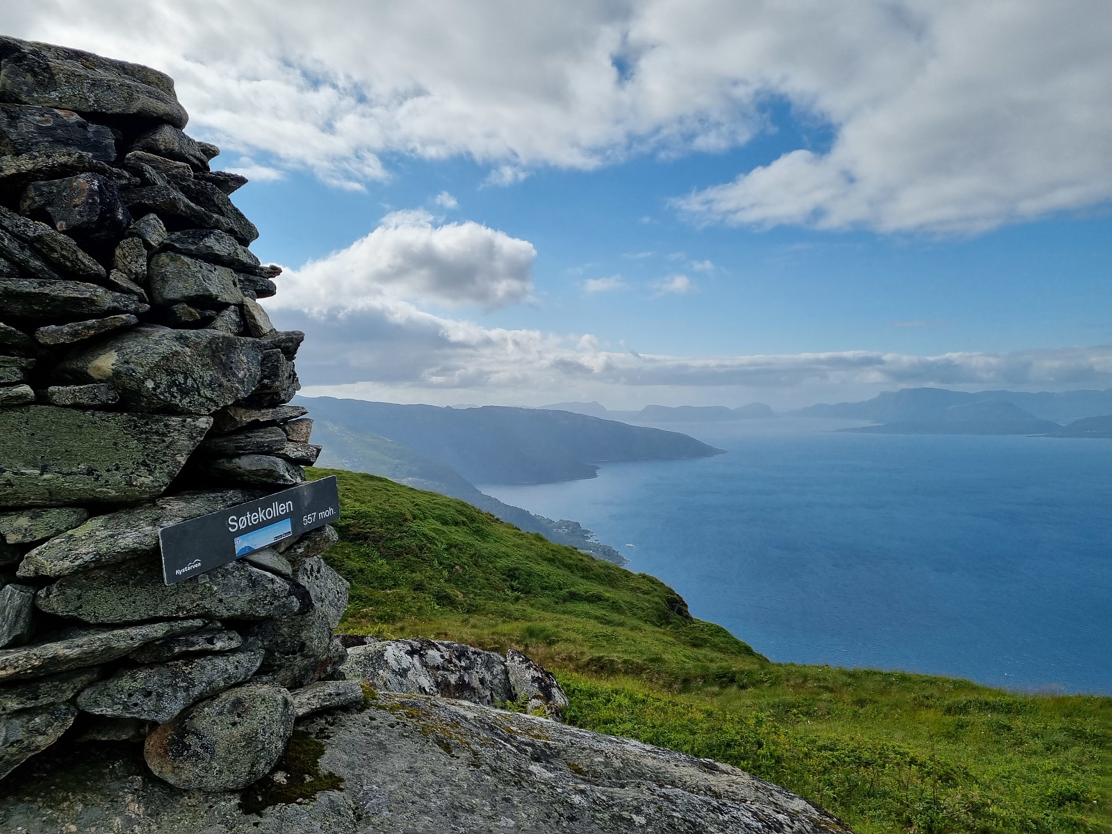 Fjelltur til Søtekollen (557 moh) i Gulen