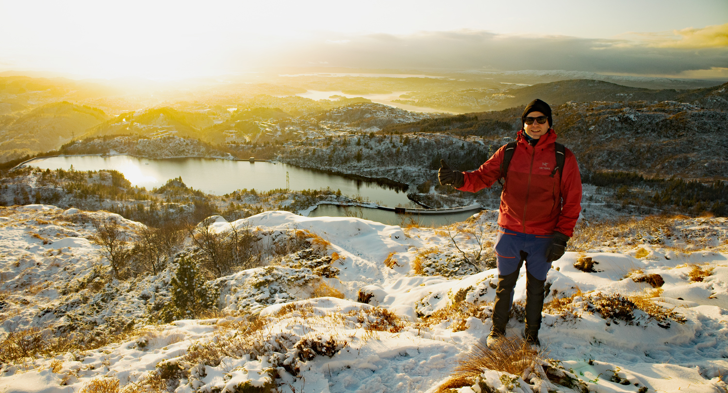 Vasslifjellet (629 moh) fra Sædal