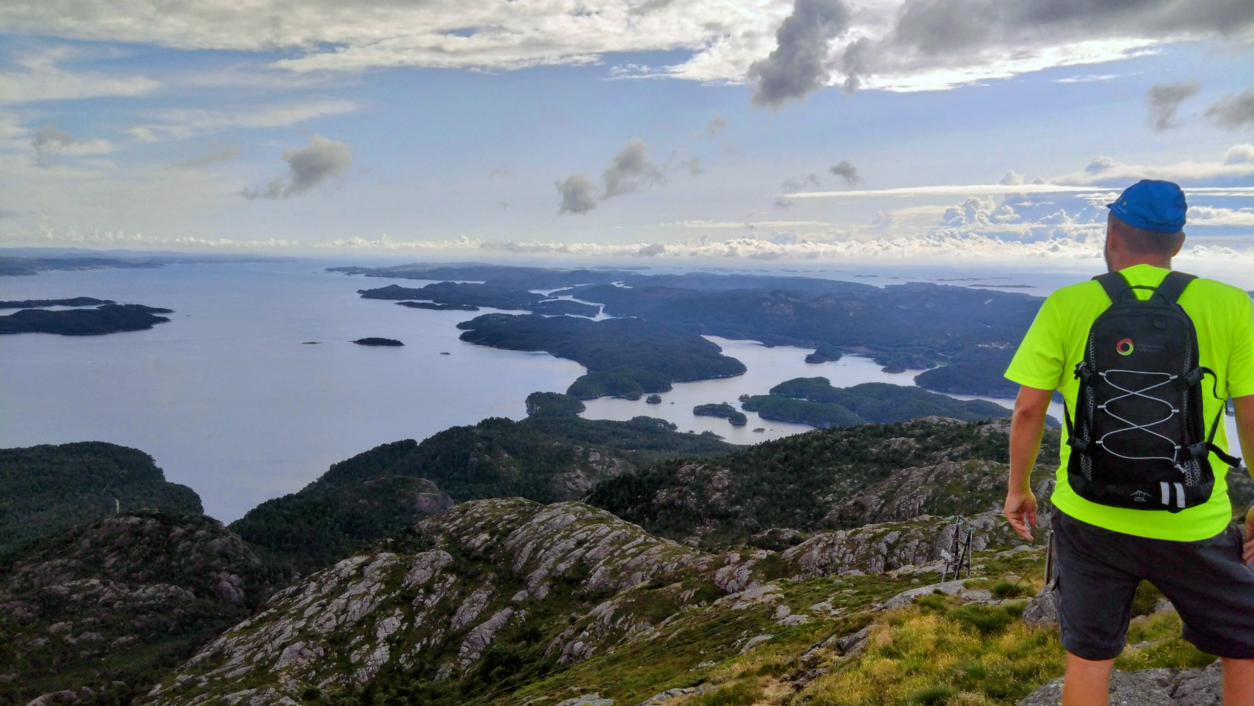 Sherpatrappene opp til Siggjo (473 moh)