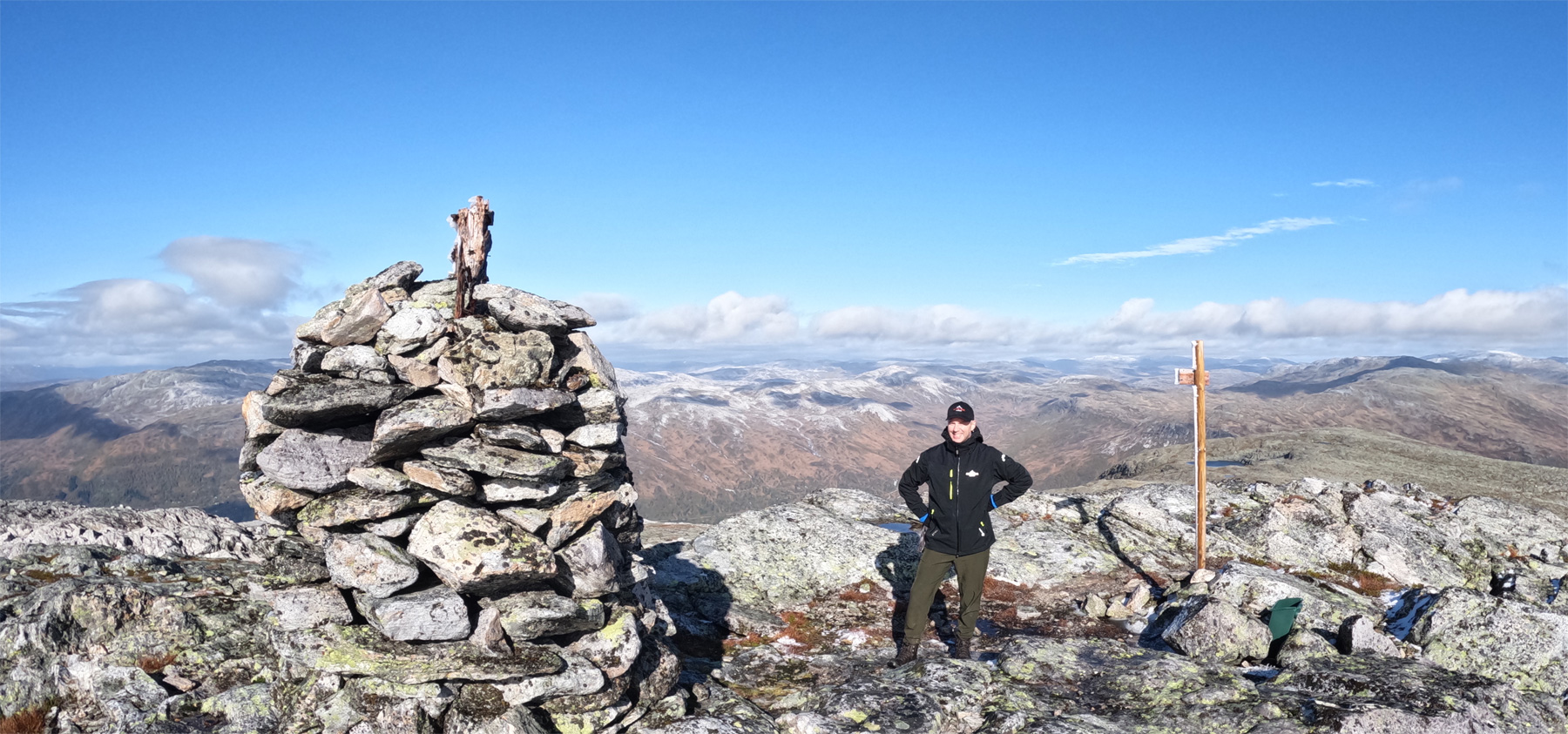 Fjelltur til Mjølfjell (1374 moh) fra Kårdal fjellstove